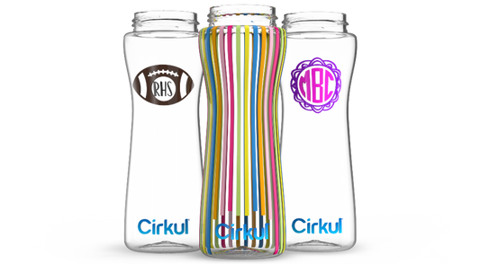 Custom 22oz. Plastic Bottle & Comfort Grip Lid Q43