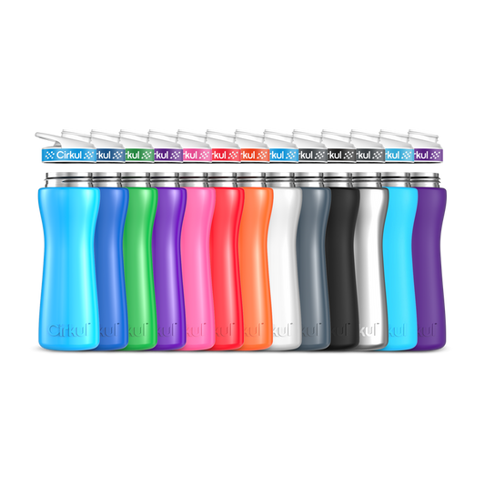 22oz. Stainless Steel Bottle & Comfort Grip Lid S22