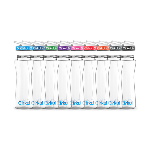 22oz. Plastic Bottle & Comfort Grip Lid Q78