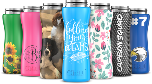 Custom 22oz. Stainless Steel Bottle & Comfort Grip Lid T23