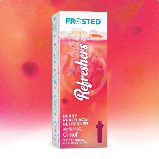 Frosted Berry Peach Acai Refresher E93